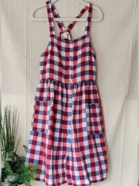 cat and jack crochet dress Red